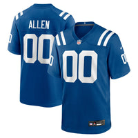 CJ Allen Indianapolis Colts Football Jersey, Royal Game Sportswear Jersey Shirt, Lightweight Breathable Athletic Jersey, Casual Gift for Men
