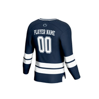 Penn State Nittany Lions Hockey Jersey, Navy Sportswear Jersey Shirt, Long Sleeve Hockey Sweater Jersey, Casual Gift for Men, Style 202918031