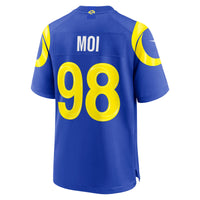 Jaxson Moi Los Angeles Rams Football Jersey, Royal Game Sportswear Jersey Shirt, Lightweight Breathable Athletic Jersey, Casual Gift for Men