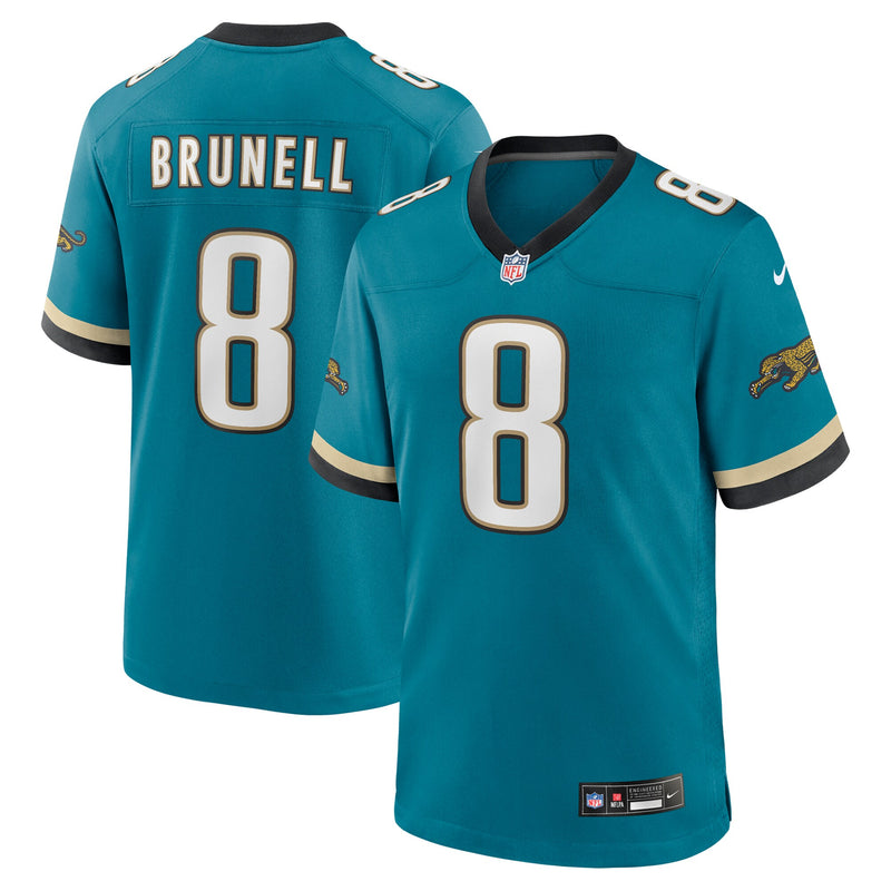 Mark Brunell Jacksonville Jaguars Football Jersey, Teal Sportswear Jersey Shirt, Lightweight Breathable Athletic Jersey, Casual Gift for Men