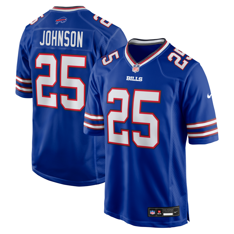 Ty Johnson Buffalo Bills Football Jersey, Sportswear Jersey Shirt, Lightweight Breathable Athletic Jersey, Casual Gift for Men, Style 200589020