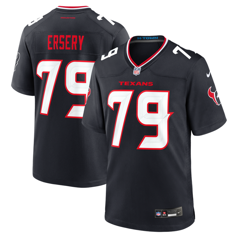 Aireontae Ersery Houston Texans Football Jersey, Navy Game Sportswear Jersey Shirt, Lightweight Breathable Athletic Jersey, Casual Gift for Men