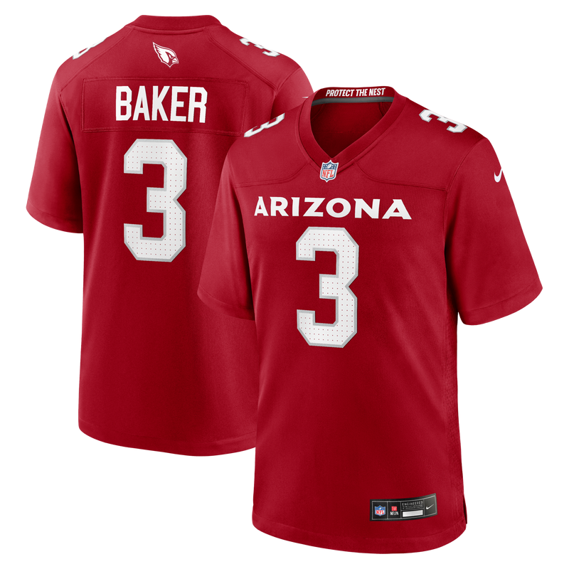 Budda Baker Arizona Cardinals Football Jersey, Sportswear Jersey Shirt, Lightweight Athletic Jersey, Casual Gift for Men, Style 5036072