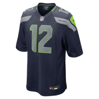 12s Seattle Seahawks Football Jersey, Navy Game Sportswear Jersey Shirt, Lightweight Breathable Athletic Jersey, Casual Gift for Men