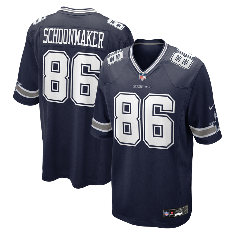 Luke Schoonmaker Dallas Cowboys Football Jersey, Navy Game Sportswear Jersey Shirt, Lightweight Breathable Athletic Jersey, Casual Gift for Men