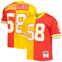 Derrick Thomas Kansas City Chiefs Football Jersey, Red Gold Sportswear Jersey Shirt, Lightweight Breathable Athletic Jersey, Casual Gift for Men