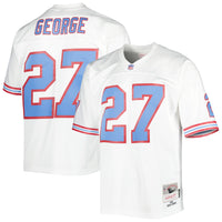 Eddie George Houston Oilers Football Jersey, White Replica Sportswear Jersey Shirt, Lightweight Breathable Athletic Jersey, Casual Gift for Men
