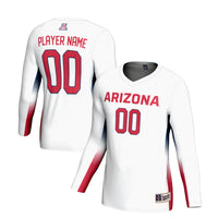 Arizona Wildcats Volleyball Jersey, White Lightweight Sportswear Jersey Shirt, Lightweight Breathable Athletic Jersey, Casual Gift for Men