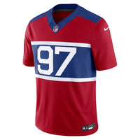 Dexter Lawrence II New York Giants Football Jersey, Red Sportswear Jersey Shirt, Lightweight Breathable Athletic Jersey, Casual Gift for Men