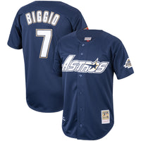 Craig Biggio Houston Astros Baseball Jersey, Navy Authentic Sportswear Jersey Shirt, Lightweight Breathable Athletic Jersey, Casual Gift for Men