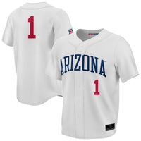 Arizona Wildcats Baseball Jersey, White Sportswear Jersey Shirt, Lightweight Breathable Athletic Jersey, Casual Gift for Men, Style 204688199