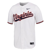 Virginia Cavaliers Baseball Jersey, White Limited Sportswear Jersey Shirt, Lightweight Breathable Athletic Jersey, Casual Gift for Men