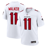 Jalon Walker Atlanta Falcons Football Jersey, White Game Sportswear Jersey Shirt, Lightweight Breathable Athletic Jersey, Casual Gift for Men