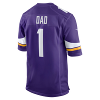 Number Dad Minnesota Vikings Football Jersey, Purple Game Sportswear Jersey Shirt, Lightweight Breathable Athletic Jersey, Casual Gift for Men