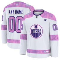 Edmonton Oilers Hockey Jersey, White Sportswear Jersey Shirt, Long Sleeve Hockey Sweater Jersey, Casual Gift for Men, Style 202532971