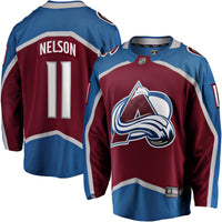 Brock Nelson Colorado Avalanche Hockey Jersey, Burgundy Sportswear Jersey Shirt, Long Sleeve Hockey Sweater Jersey, Casual Gift for Men