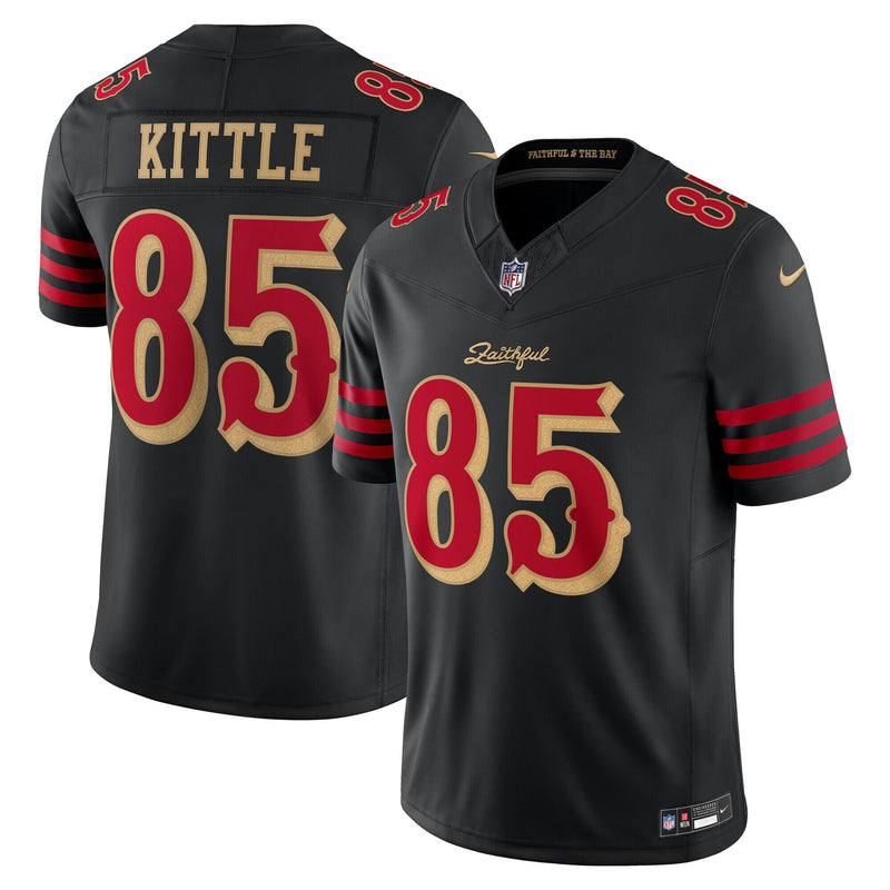George Kittle San Francisco 49ers Football Jersey, Black Sportswear Jersey Shirt, Lightweight Breathable Athletic Jersey, Casual Gift for Men