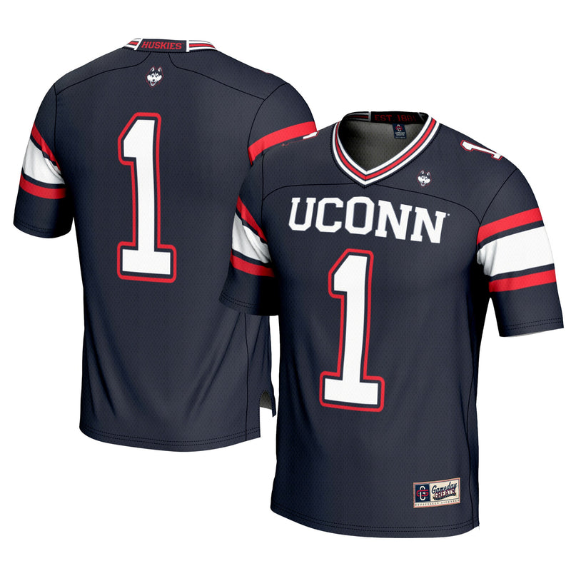 UConn Huskies Football Jersey, Cardinal Sportswear Jersey Shirt, Lightweight Breathable Athletic Jersey, Casual Gift for Men, Style 200447718