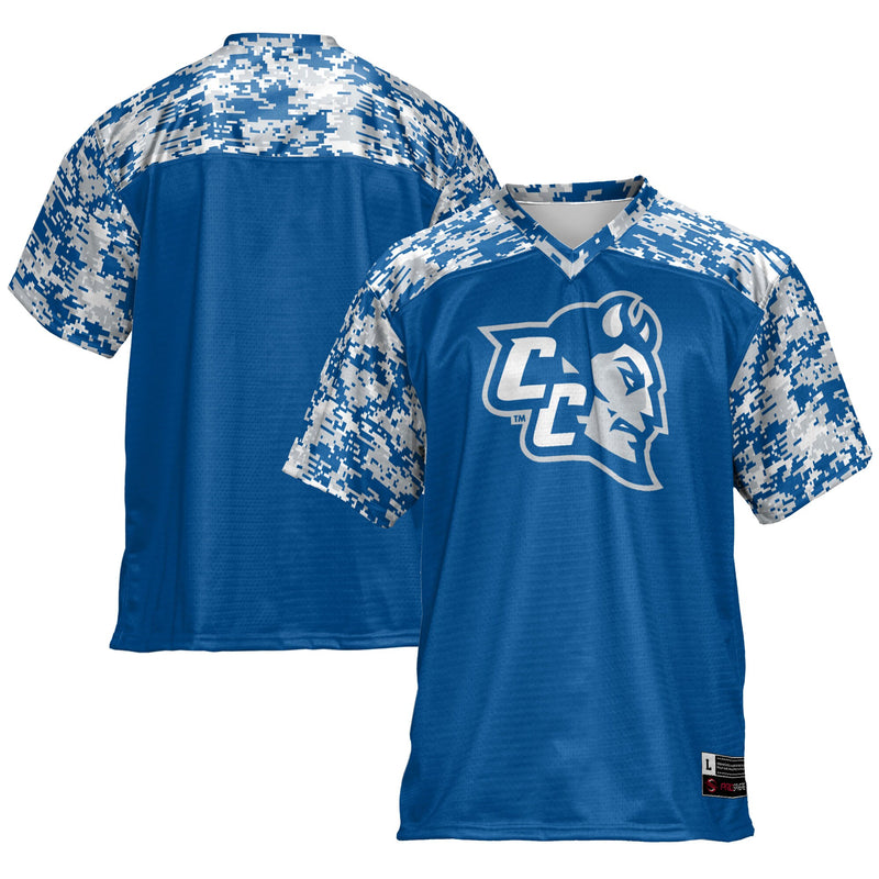 Central Connecticut State Blue Devils Football Jersey, Sportswear Jersey Shirt, Lightweight Breathable Athletic Jersey, Casual Gift for Men