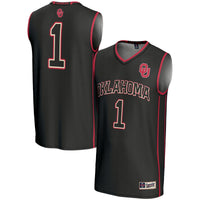 Oklahoma Sooners Lightweight Basketball Jersey, Black Sportswear Jersey Shirt, Sleeveless Athletic Tank Jersey, Casual Gift for Men