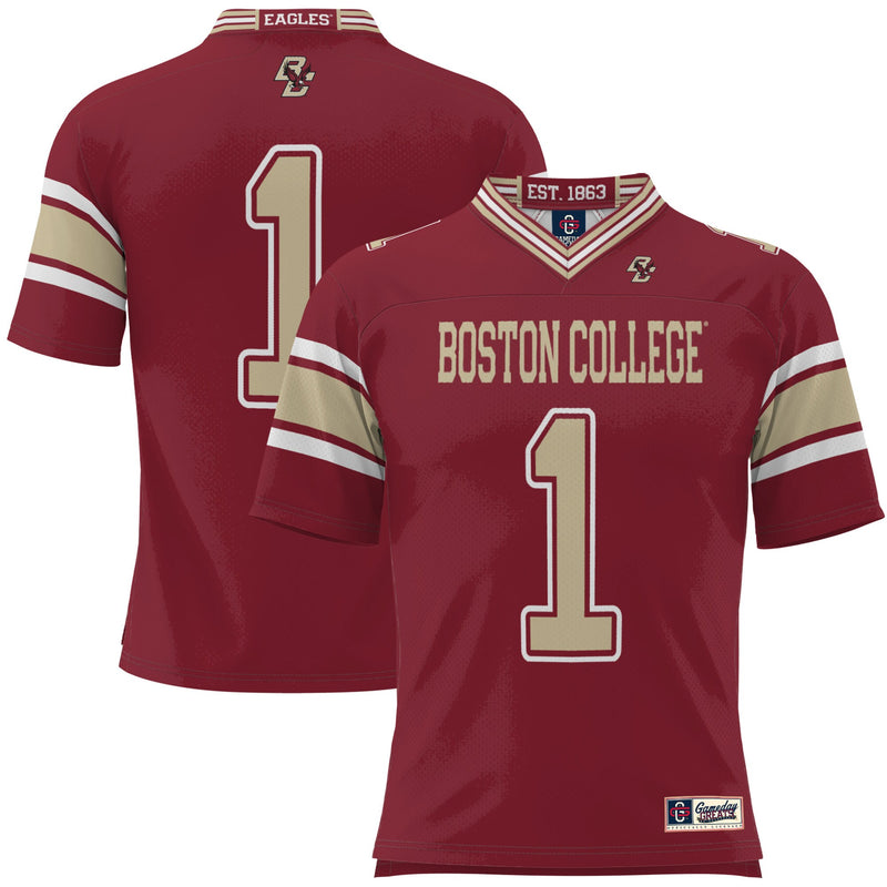 Boston College Eagles Football Jersey, Sportswear Jersey Shirt, Lightweight Breathable Athletic Jersey, Casual Gift for Men, Style 200425270