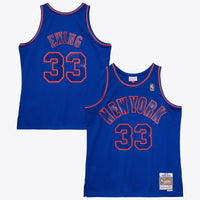 New York Knicks Basketball Jersey, Royal Blue Authentic Swingman Sportswear Jersey Shirt, Sleeveless Athletic Tank Jersey, Casual Gift for Men