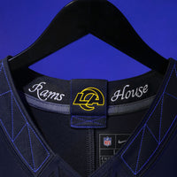 Puka Nacua Los Angeles Rams Football Jersey, Blue Limited Sportswear Jersey Shirt, Lightweight Breathable Athletic Jersey, Casual Gift for Men