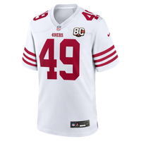 The Faithful San Francisco 49ers Football Jersey, White Sportswear Jersey Shirt, Lightweight Breathable Athletic Jersey, Casual Gift for Men