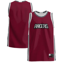 Northwestern Ohio Racers Basketball Jersey, Burgundy Lightweight Sportswear Jersey Shirt, Sleeveless Athletic Tank Jersey, Casual Gift for Men