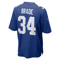 Beau Brade New York Giants Football Jersey, Royal Game Sportswear Jersey Shirt, Lightweight Breathable Athletic Jersey, Casual Gift for Men