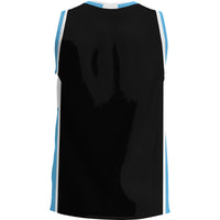 CUNY College of Staten Island Basketball Jersey, Light Blue Sportswear Jersey Shirt, Sleeveless Athletic Tank Jersey, Casual Gift for Men