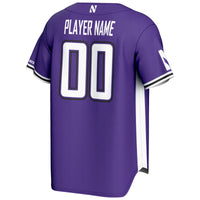 Northwestern Wildcats Baseball Jersey, Purple Lightweight Sportswear Jersey Shirt, Lightweight Breathable Athletic Jersey, Casual Gift for Men