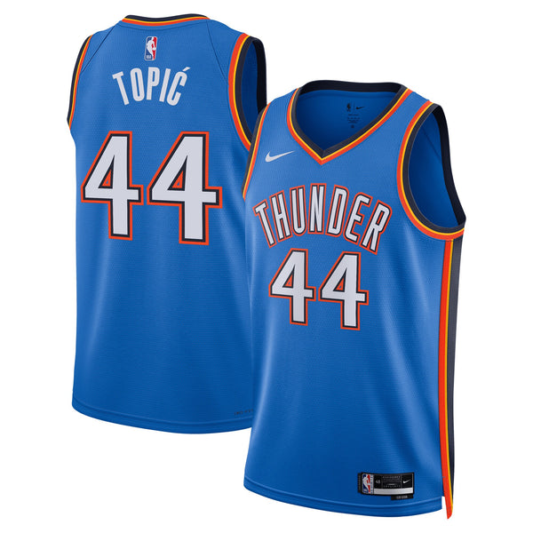 Oklahoma City Thunder Icon Swingman Jersey - Blue - Nikola Topić