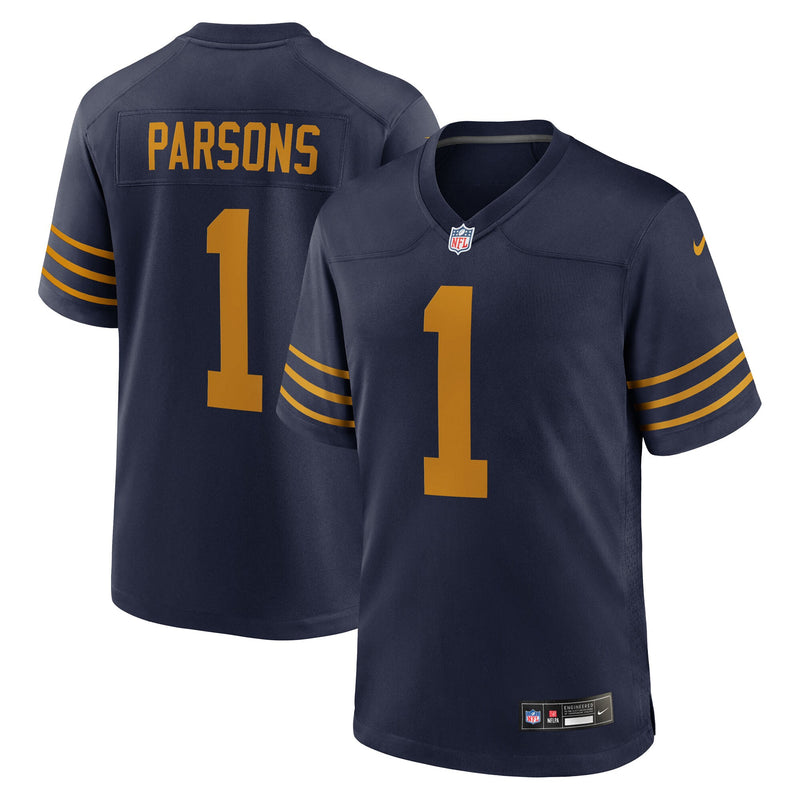 Micah Parsons Green Bay Packers Football Jersey, Navy Game Sportswear Jersey Shirt, Lightweight Breathable Athletic Jersey, Casual Gift for Men