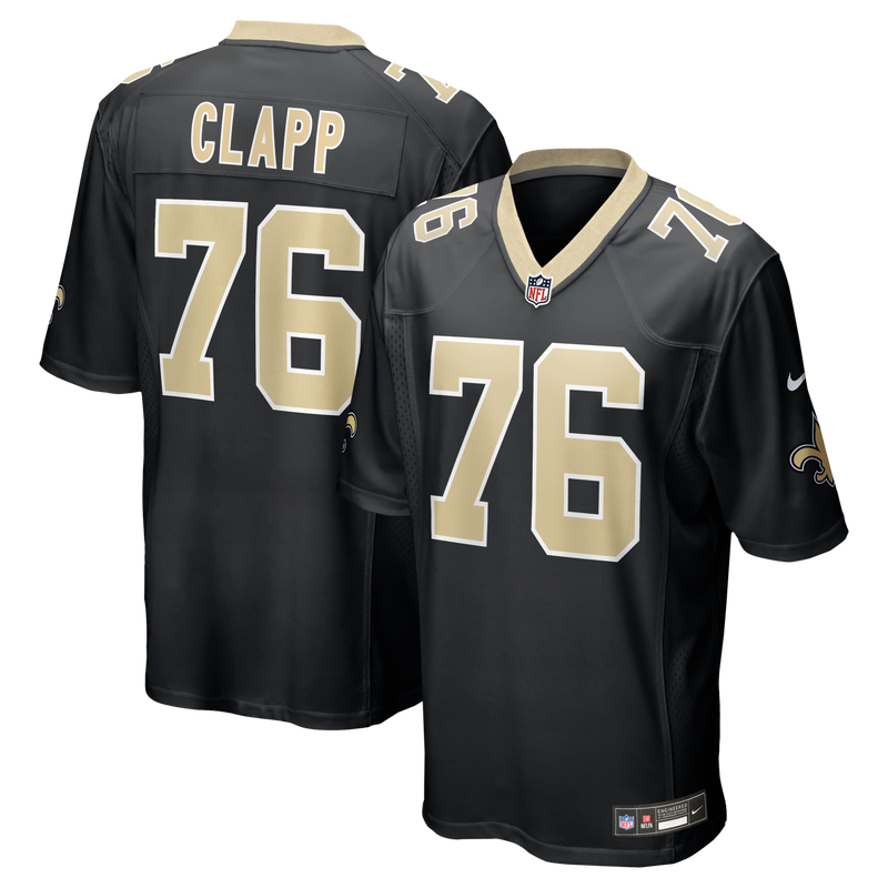 Will Clapp New Orleans Saints Football Jersey, Black Game Sportswear Jersey Shirt, Lightweight Breathable Athletic Jersey, Casual Gift for Men