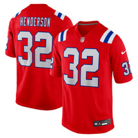 TreVeyon Henderson New England Football Jersey, Sportswear Jersey Shirt, Lightweight Athletic Jersey, Casual Gift for Men, Style 203832292