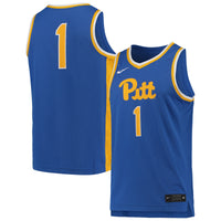 Pitt Panthers Basketball Jersey, Royal Replica Sportswear Jersey Shirt, Sleeveless Athletic Tank Jersey, Casual Gift for Men