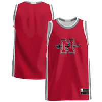 Nicholls State Colonels Basketball Jersey, Red Lightweight Sportswear Jersey Shirt, Sleeveless Athletic Tank Jersey, Casual Gift for Men