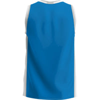 Cheyney Wolves Basketball Jersey, Blue Lightweight Sportswear Jersey Shirt, Sleeveless Athletic Tank Jersey, Casual Gift for Men