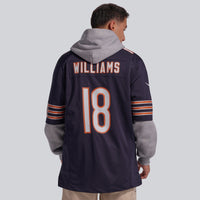 Caleb Williams Chicago Bears Football Jersey, Navy Game Sportswear Jersey Shirt, Lightweight Breathable Athletic Jersey, Casual Gift for Men