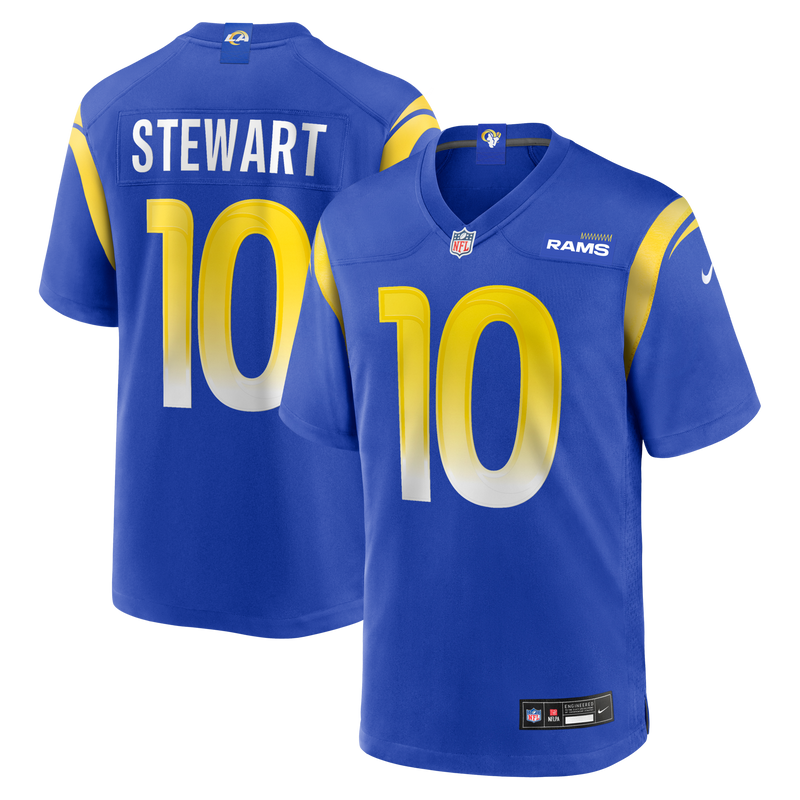 Josaiah Stewart Los Angeles Rams Football Jersey, Royal Sportswear Jersey Shirt, Lightweight Breathable Athletic Jersey, Casual Gift for Men