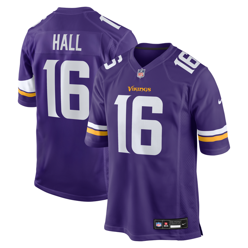 Jaren Hall Minnesota Vikings Football Jersey, Purple Game Sportswear Jersey Shirt, Lightweight Breathable Athletic Jersey, Casual Gift for Men