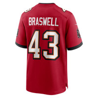 Chris Braswell Tampa Bay Buccaneers Football Jersey, Red Sportswear Jersey Shirt, Lightweight Breathable Athletic Jersey, Casual Gift for Men