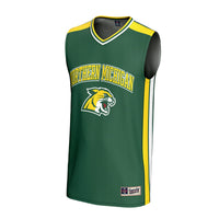 Northern Michigan Wildcats Basketball Jersey, Green Sportswear Jersey Shirt, Sleeveless Athletic Tank Jersey, Casual Gift for Men