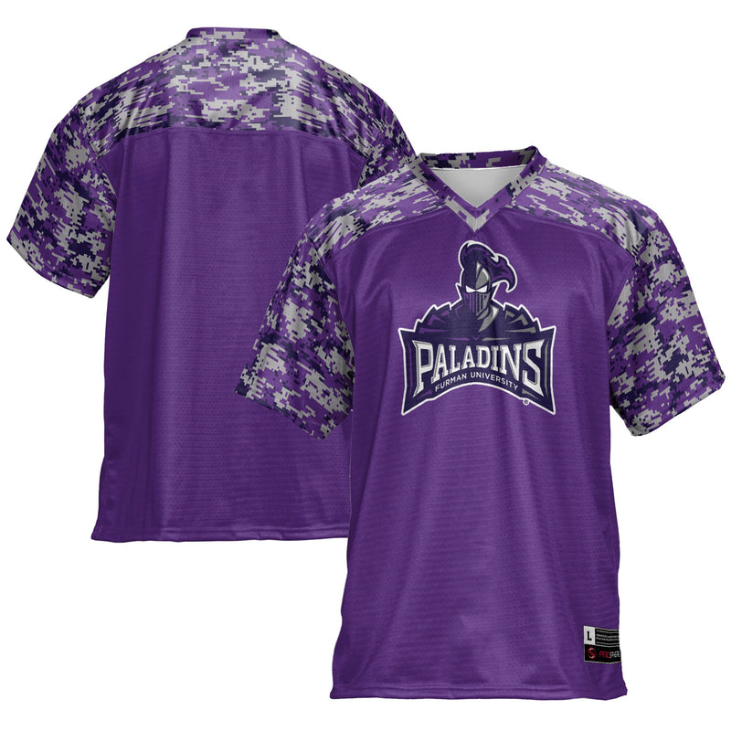 Furman Paladins Football Jersey, Purple Sportswear Jersey Shirt, Lightweight Breathable Athletic Jersey, Casual Gift for Men, Style 4728619