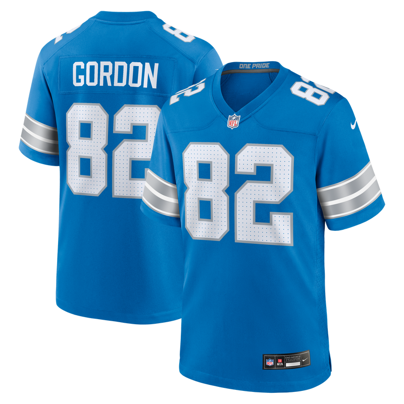 Thomas Gordon Detroit Lions Football Jersey, Blue Game Sportswear Jersey Shirt, Lightweight Breathable Athletic Jersey, Casual Gift for Men