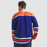 Edmonton Oilers Hockey Jersey, Royal Premium Sportswear Jersey Shirt, Long Sleeve Hockey Sweater Jersey, Casual Gift for Men, Style 202015690
