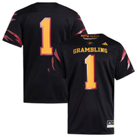 Grambling Tigers Football Jersey, Black Sportswear Jersey Shirt, Lightweight Breathable Athletic Jersey, Casual Gift for Men, Style 202538871