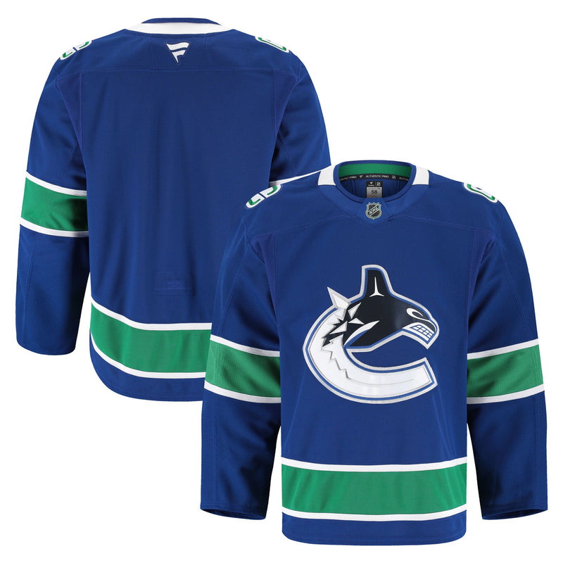 Vancouver Canucks Hockey Jersey, Blue Authentic Sportswear Jersey Shirt, Long Sleeve Hockey Sweater Jersey, Casual Gift for Men, Style 201897987