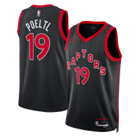 Jakob Poeltl Toronto Raptors Basketball Jersey, Black Swingman Sportswear Jersey Shirt, Sleeveless Athletic Tank Jersey, Casual Gift for Men